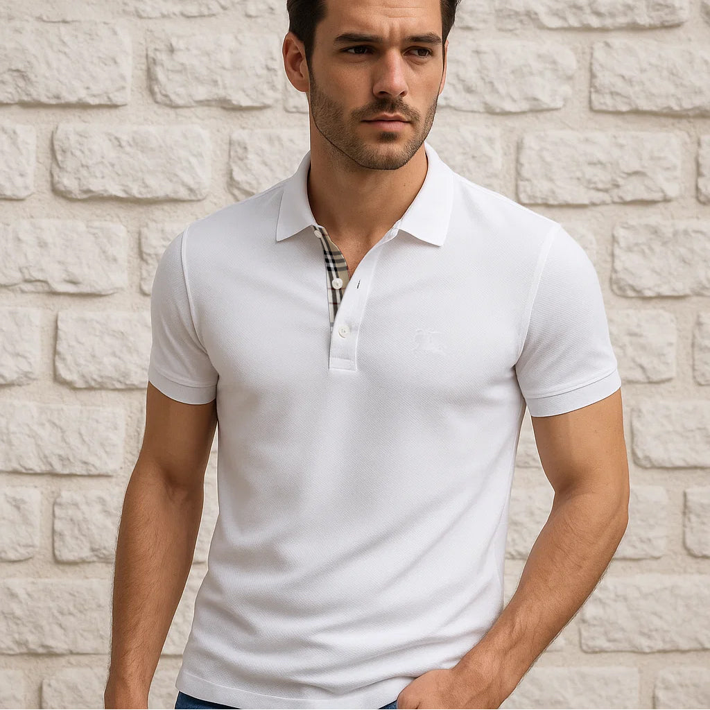 Burberry Poloshirt Herren Weiss
