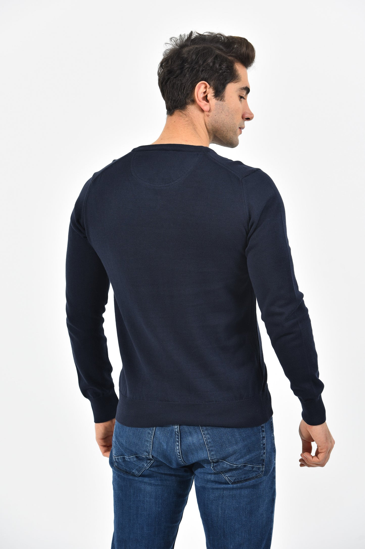 Lacoste Pullover Herren Navy V-Ausschnitt