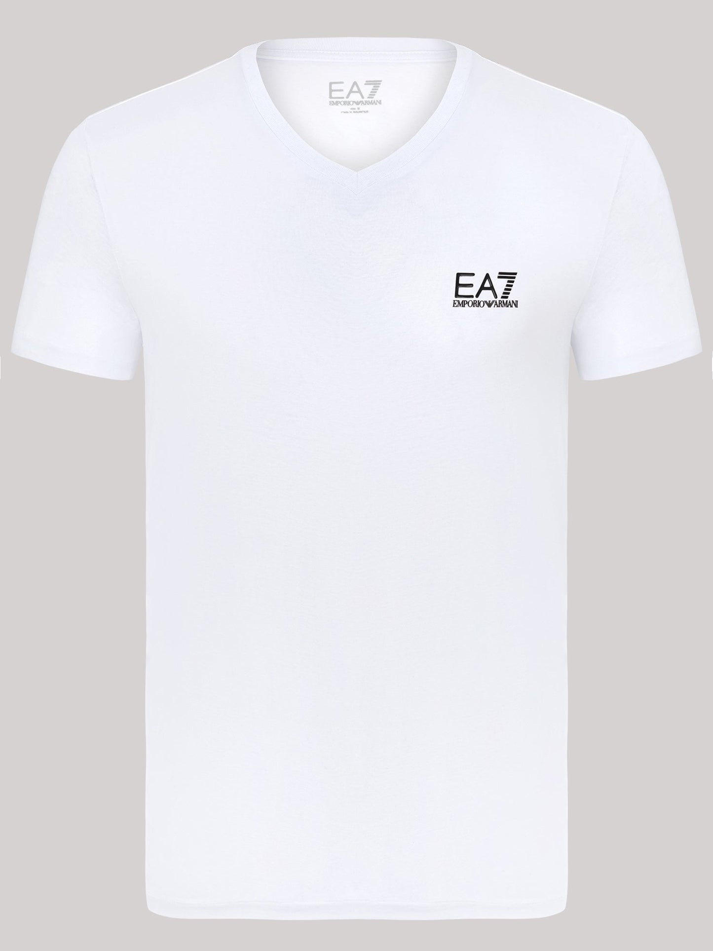 Emporio Armani T-Shirt Herren Weiss V-Ausschnitt