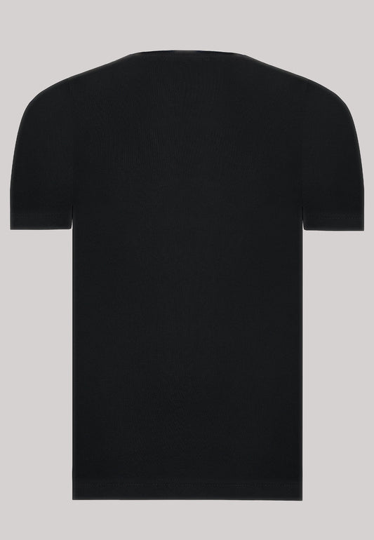 Balmain Paris T-Shirt Herren Schwarz Rundhalsausschnitt