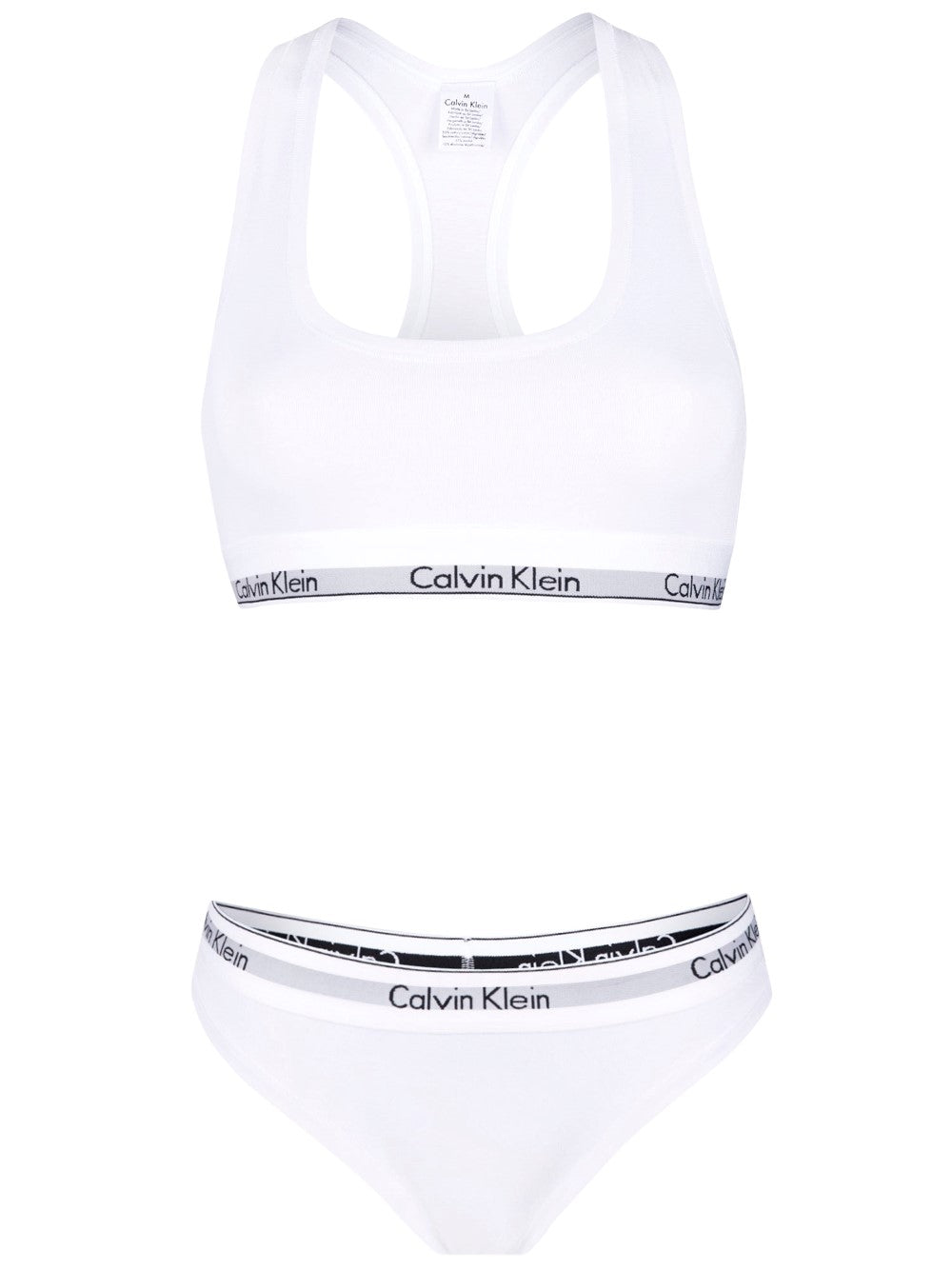 Calvin Klein Slip mit BH Damen Weiss