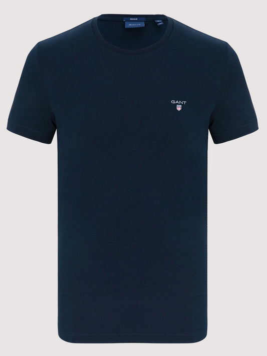 Gant T-Shirt Herren Navy Rundhalsausschnitt