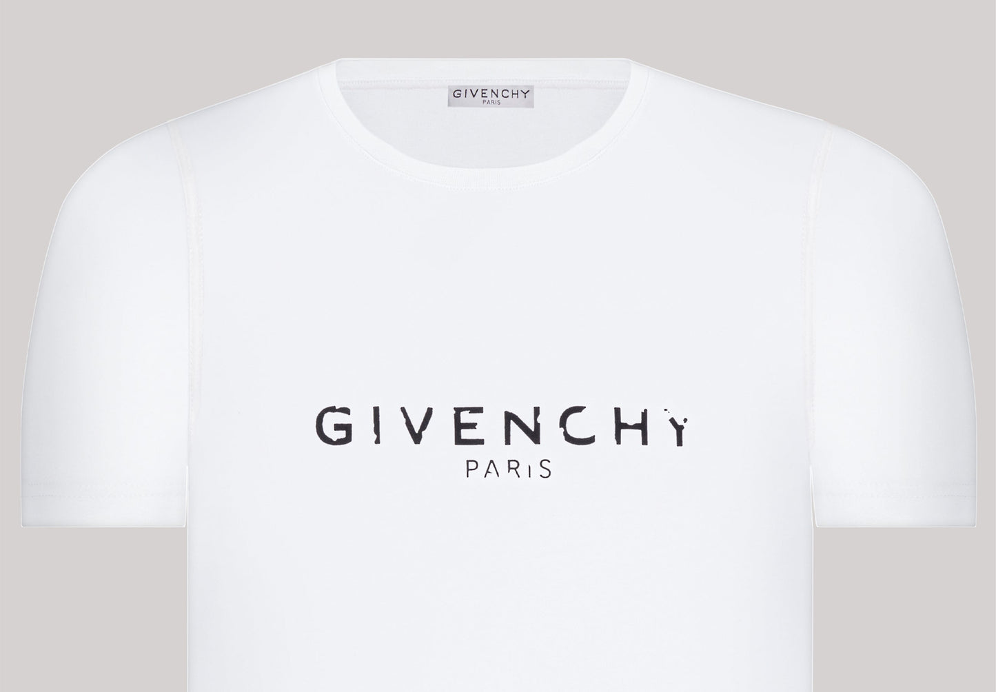Givenchy T-Shirt Herren Weiss Rundhalsausschnitt