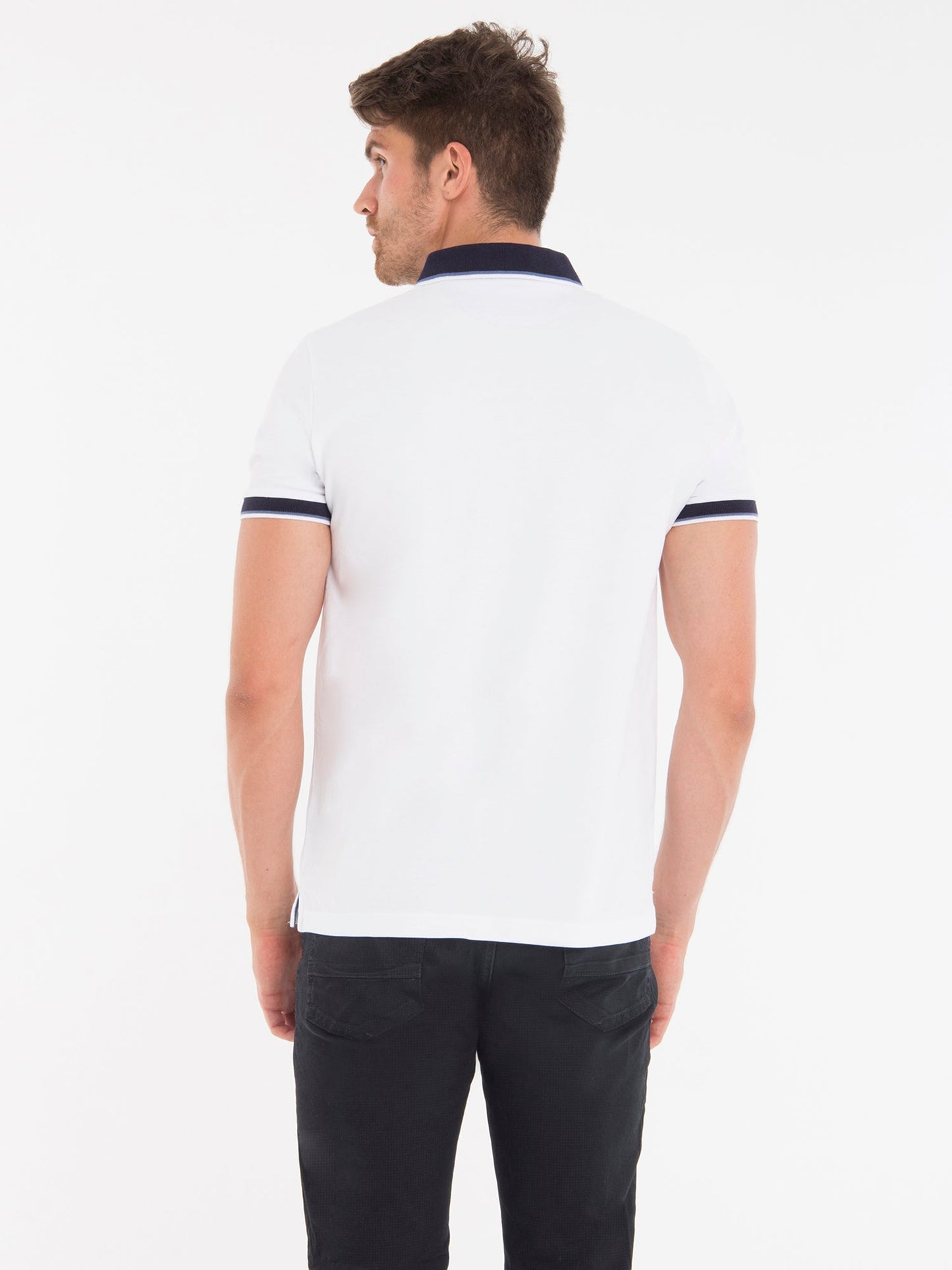 Hackett London Poloshirt Herren Weiss
