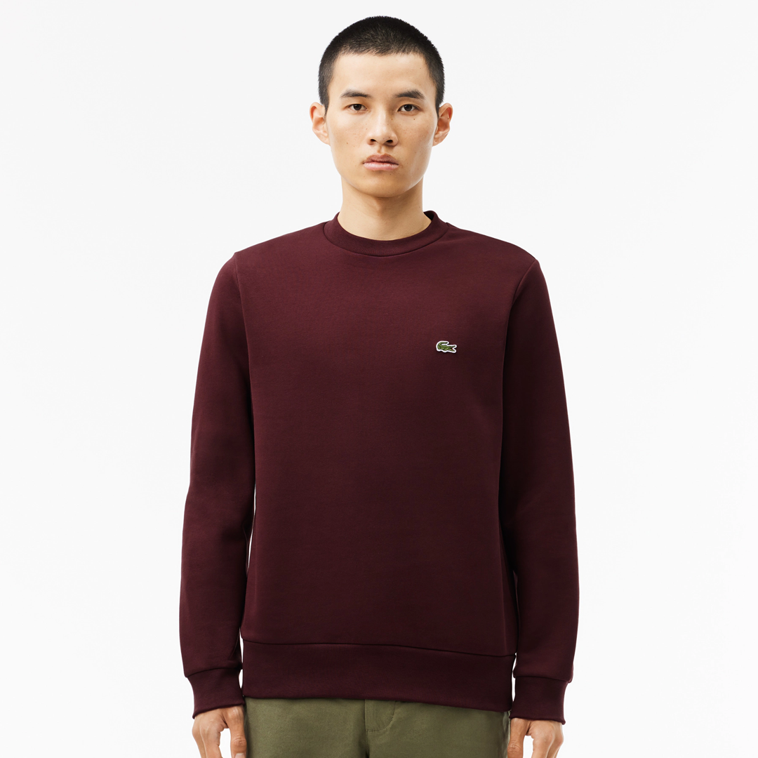 Lacoste Herren Sweatshirt Burgunderrot