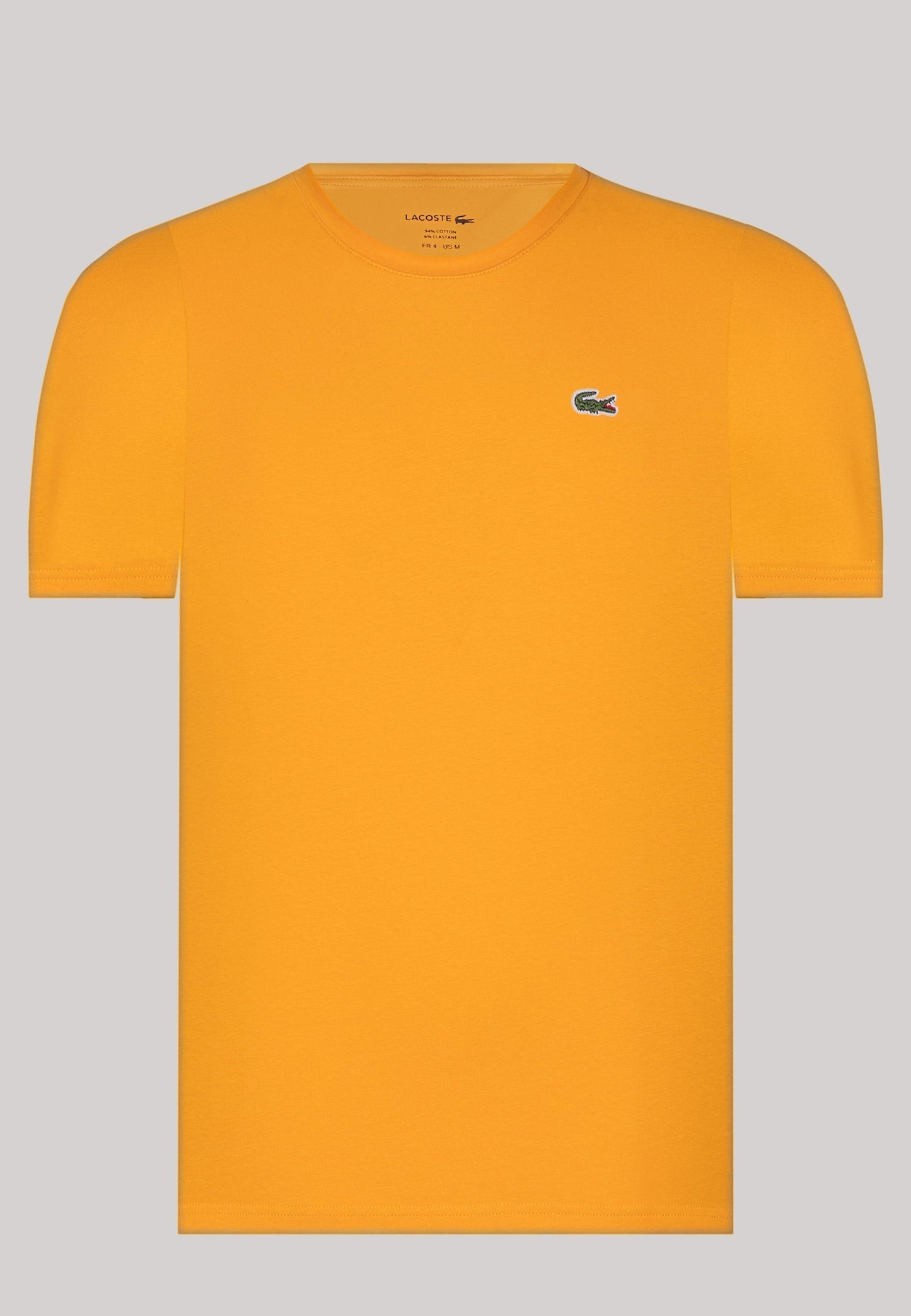 Lacoste T-Shirt Herren Orange Rundhals