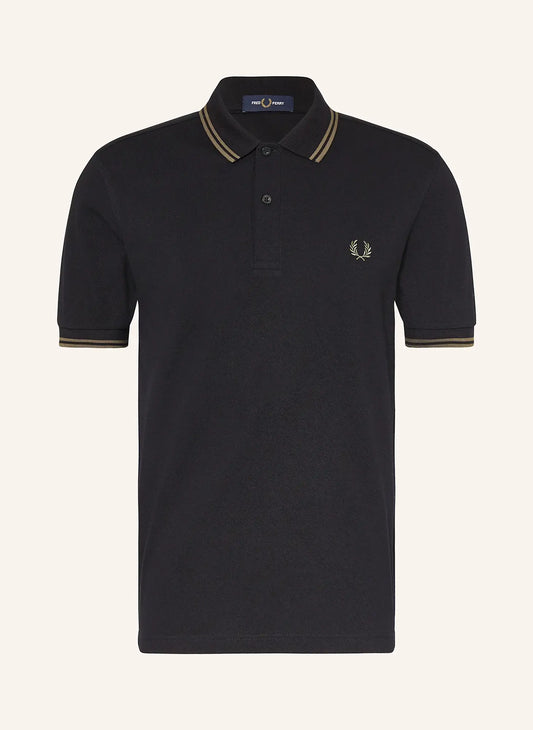 Fred Perry Poloshirt Herren Schwarz