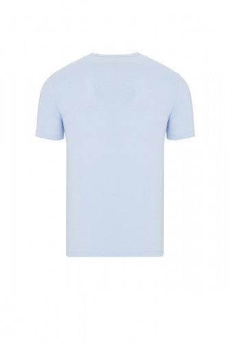 Prada T-Shirt Herren Hellblau V-Ausschnitt