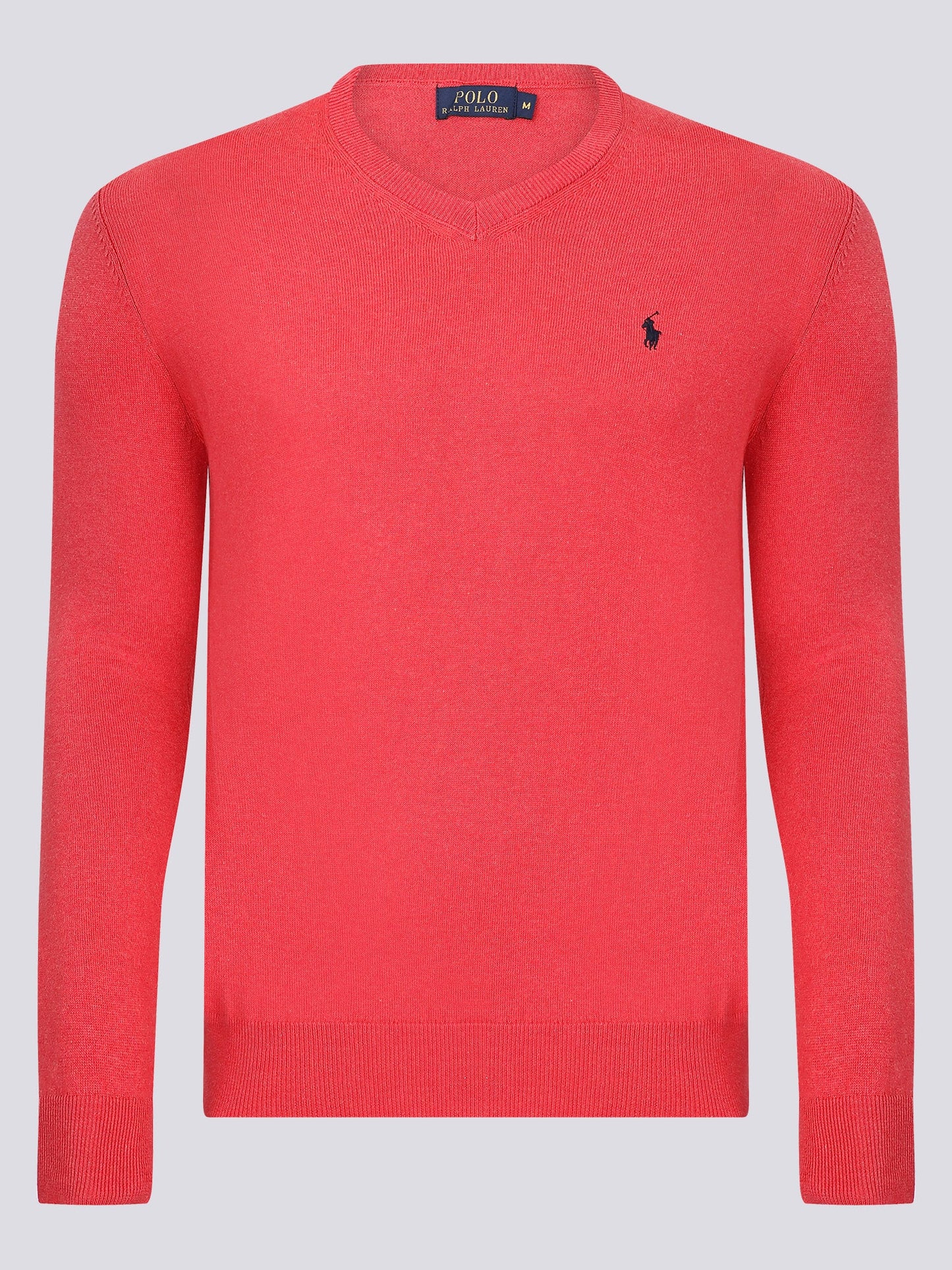 Ralph Lauren Pullover Herren Coral/Navy V-Ausschnitt