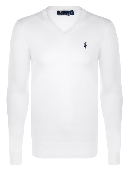 Ralph Lauren Pullover Herren Weiß Rundhalsausschnitt