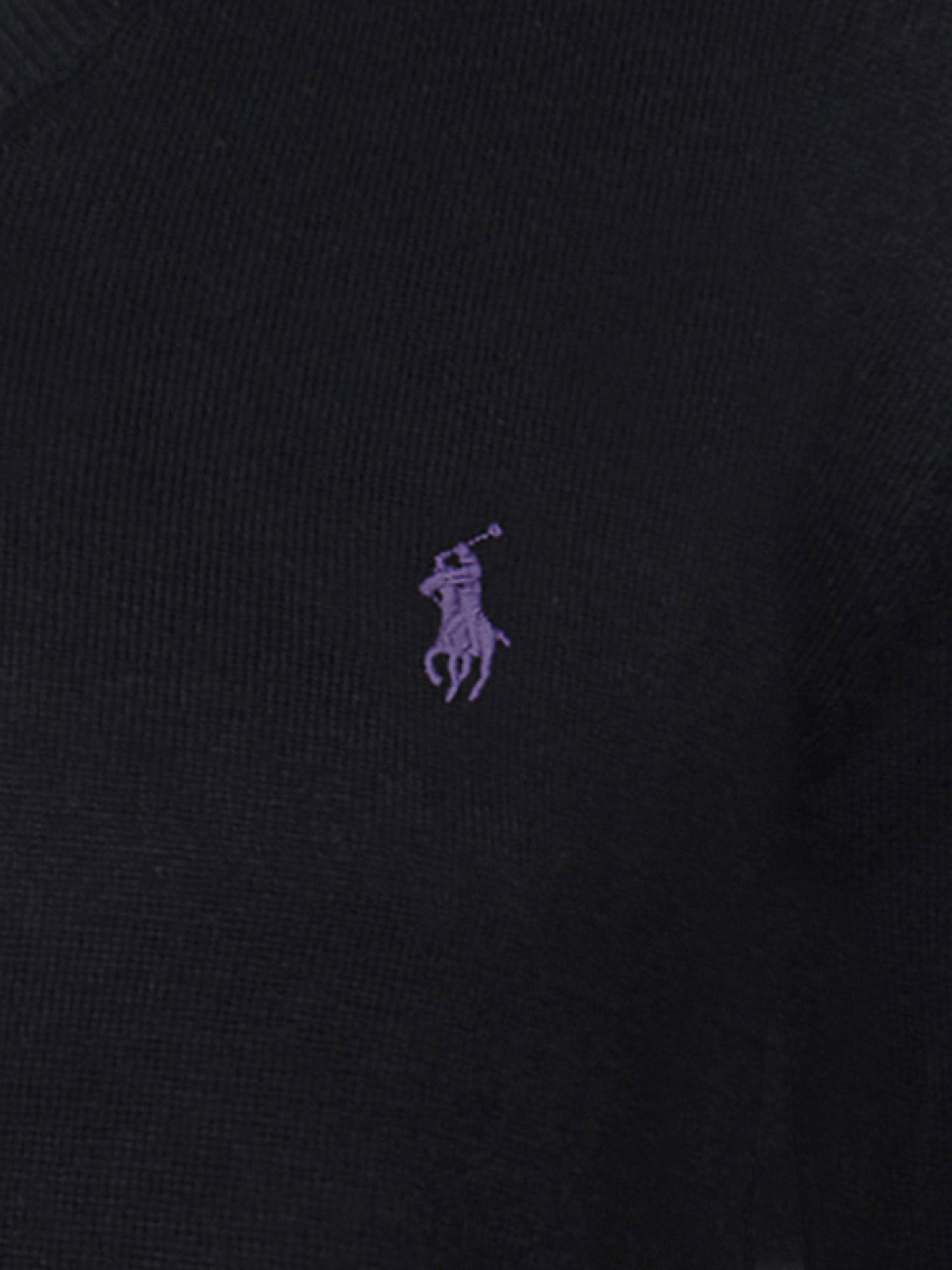 Ralph Lauren Pullover Herren Schwarz/Lila V-Ausschnitt