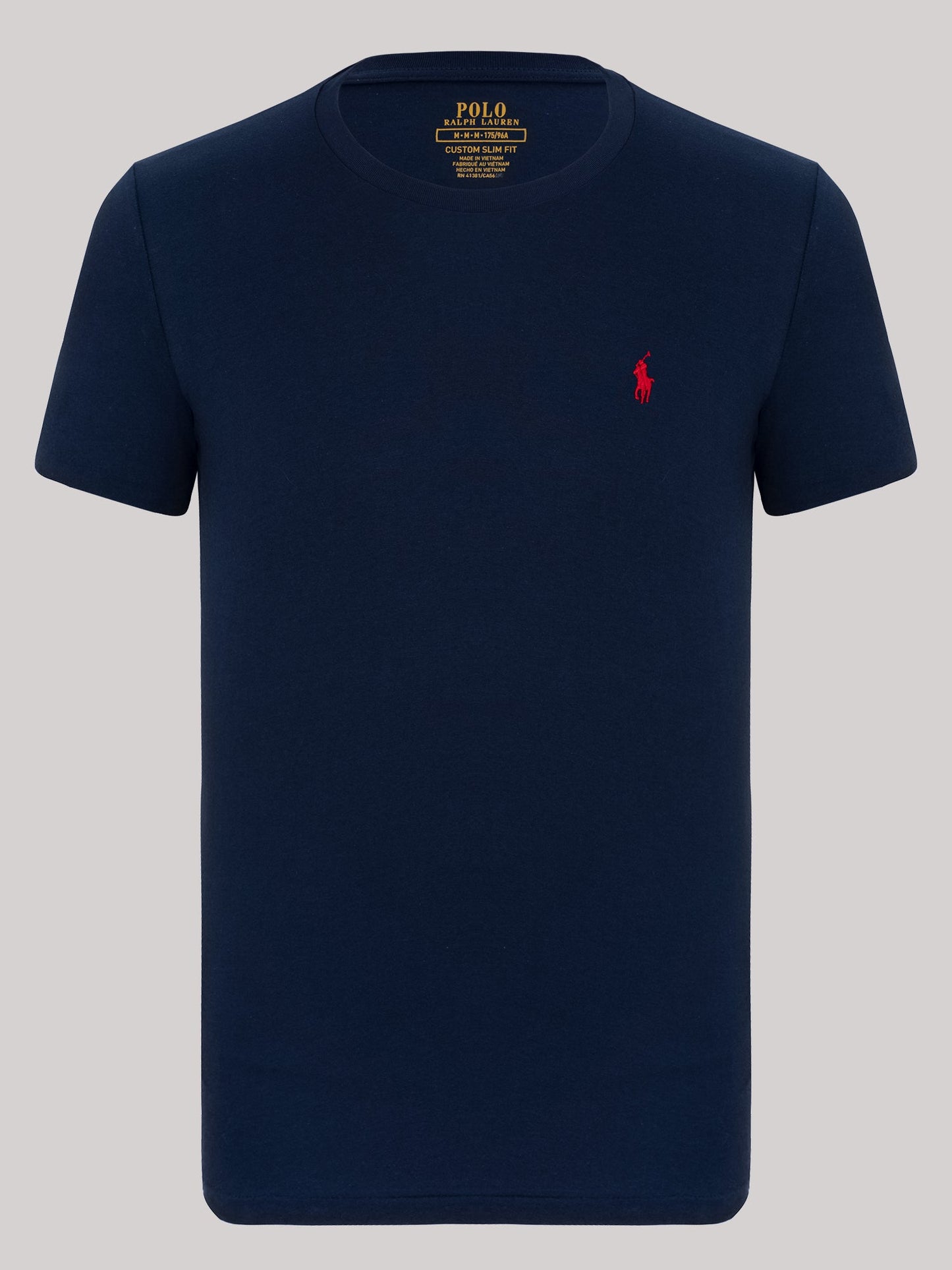 Ralph Lauren T-Shirt Herren Navy Rot Rundhalsausschnitt
