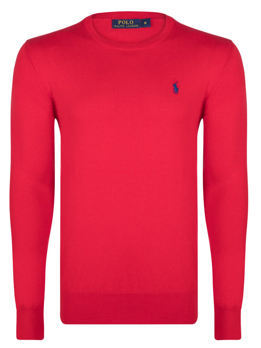 Ralph Lauren Pullover Herren Rot Rundhalsausschnitt