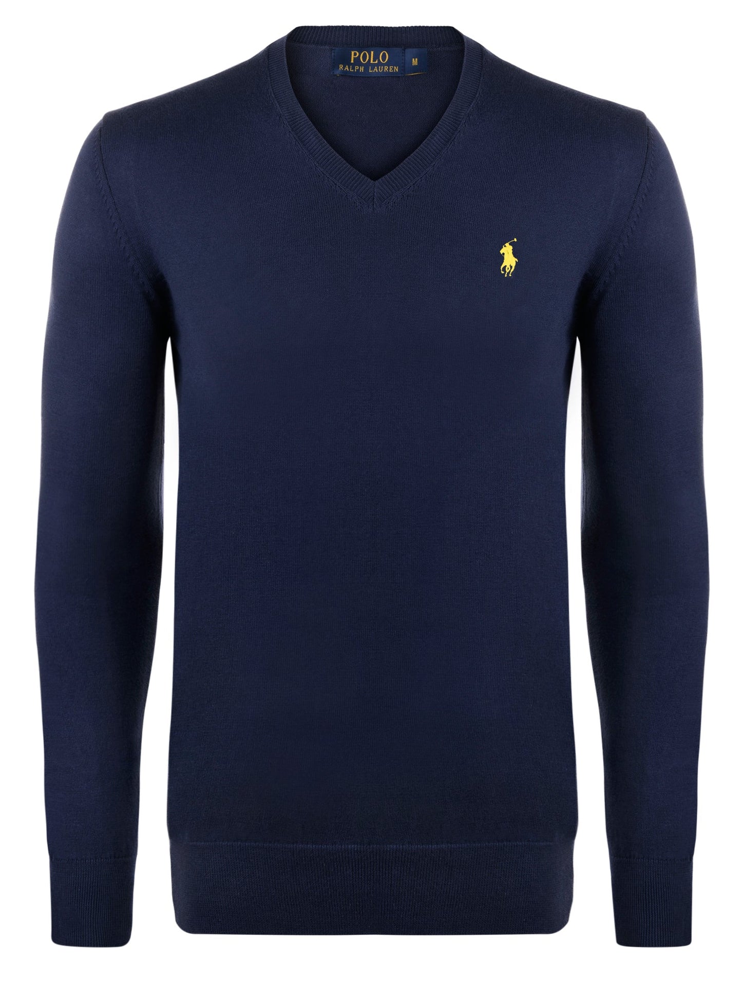 Ralph Lauren Pullover Herren Navy/Gelb V-Ausschnitt