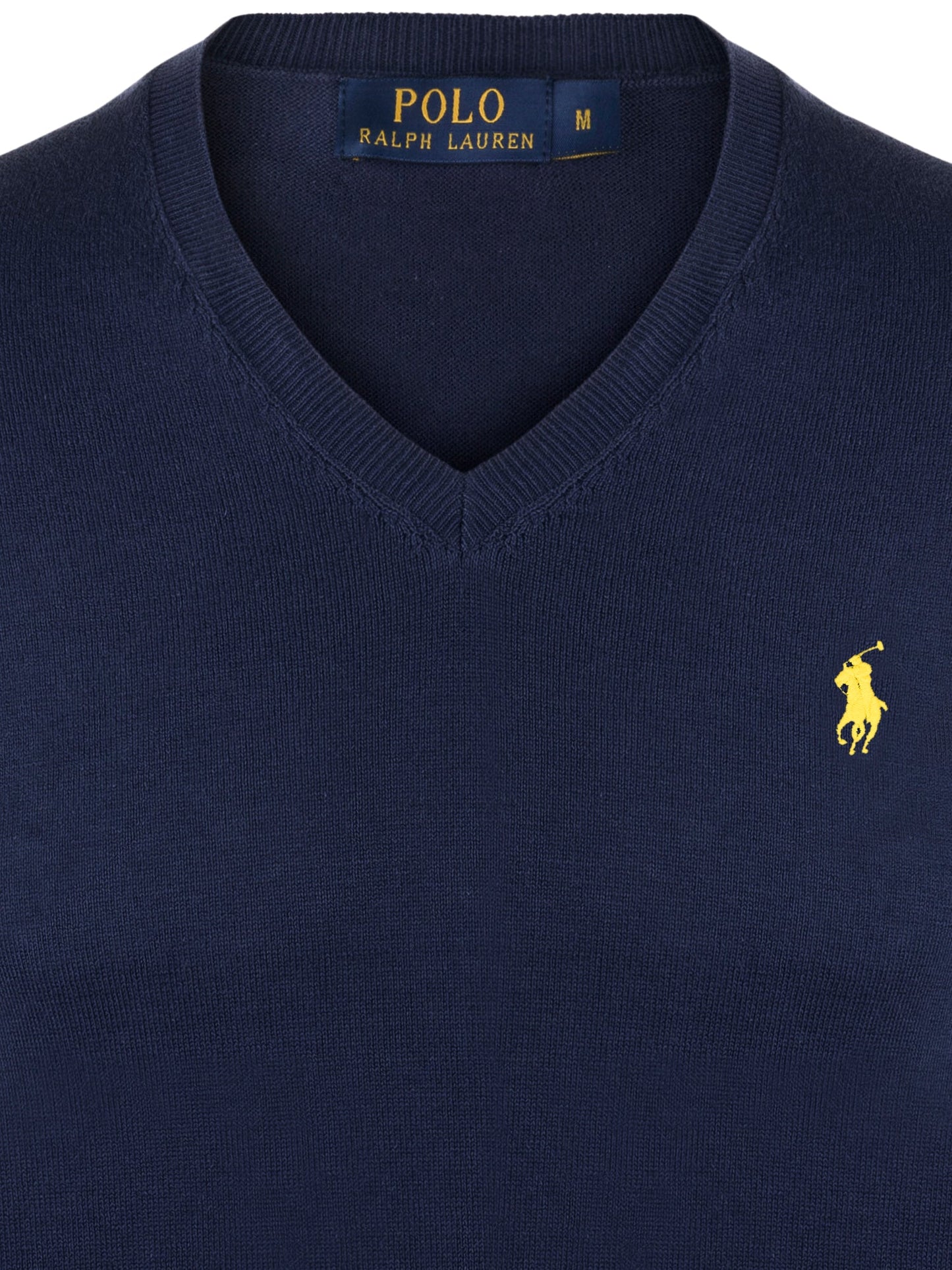 Ralph Lauren Pullover Herren Navy/Gelb V-Ausschnitt