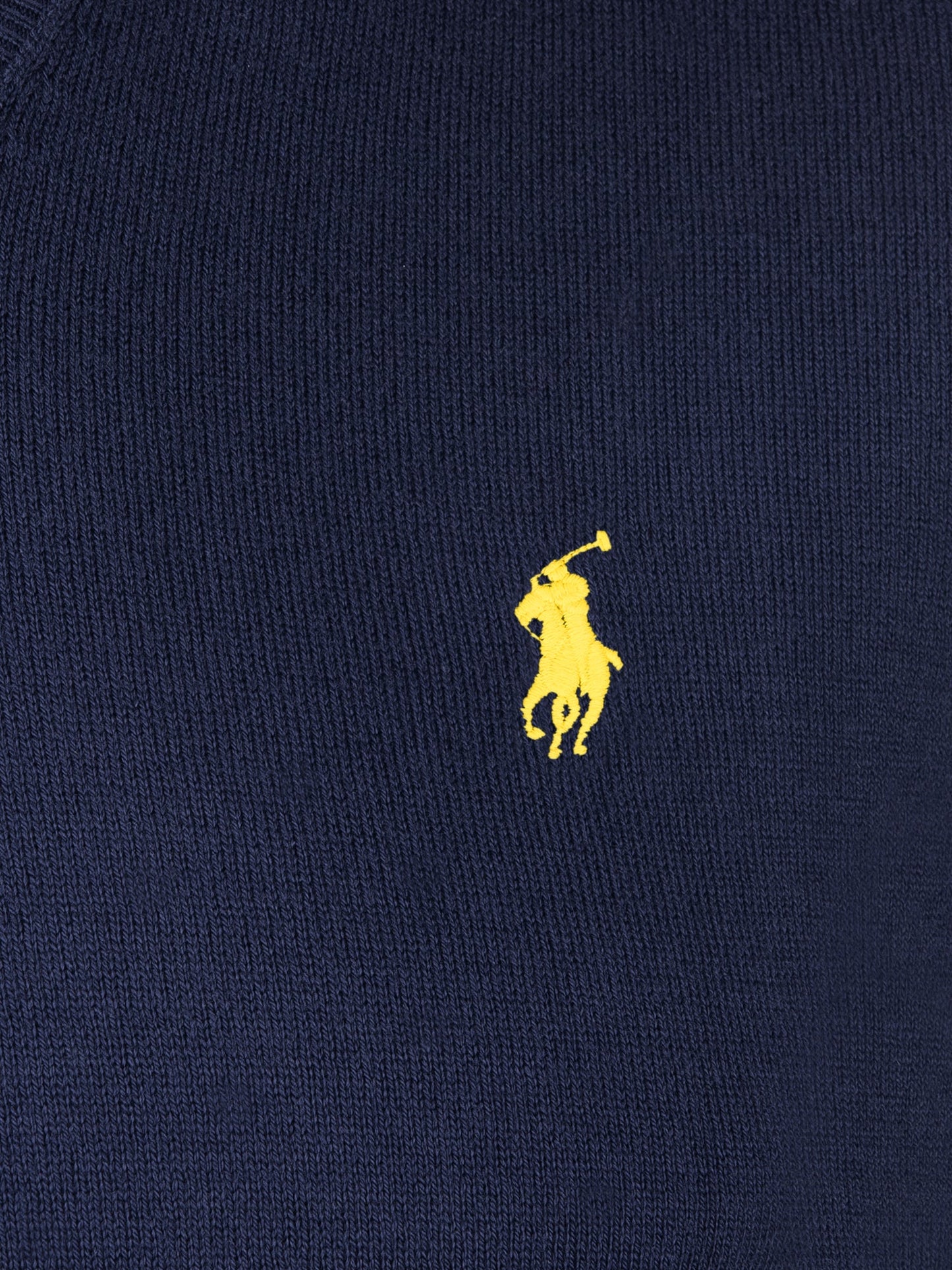 Ralph Lauren Pullover Herren Navy/Gelb V-Ausschnitt