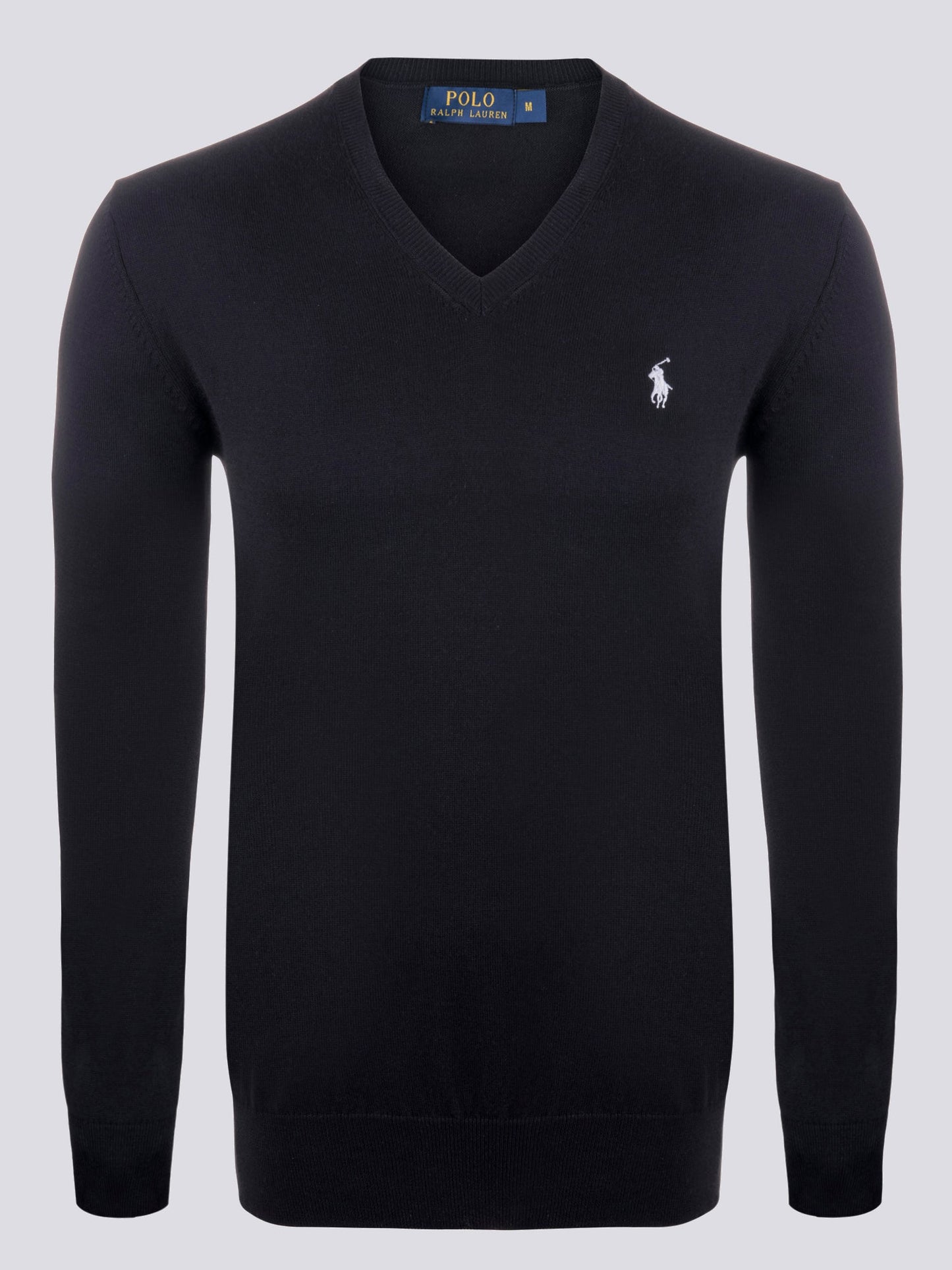 Ralph Lauren Pullover Herren Navy/Weiss V-Ausschnitt