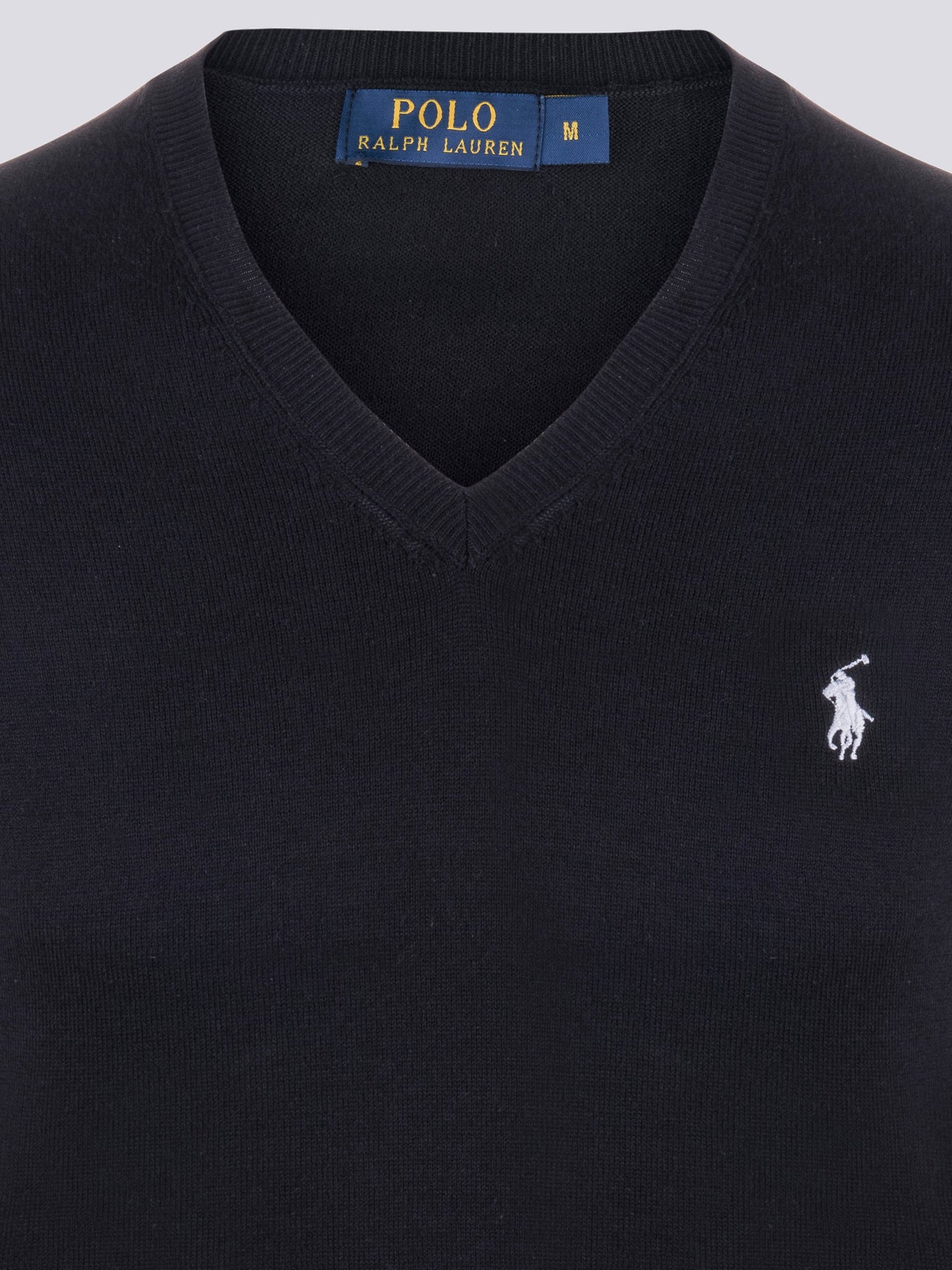 Ralph Lauren Pullover Herren Navy/Weiss V-Ausschnitt