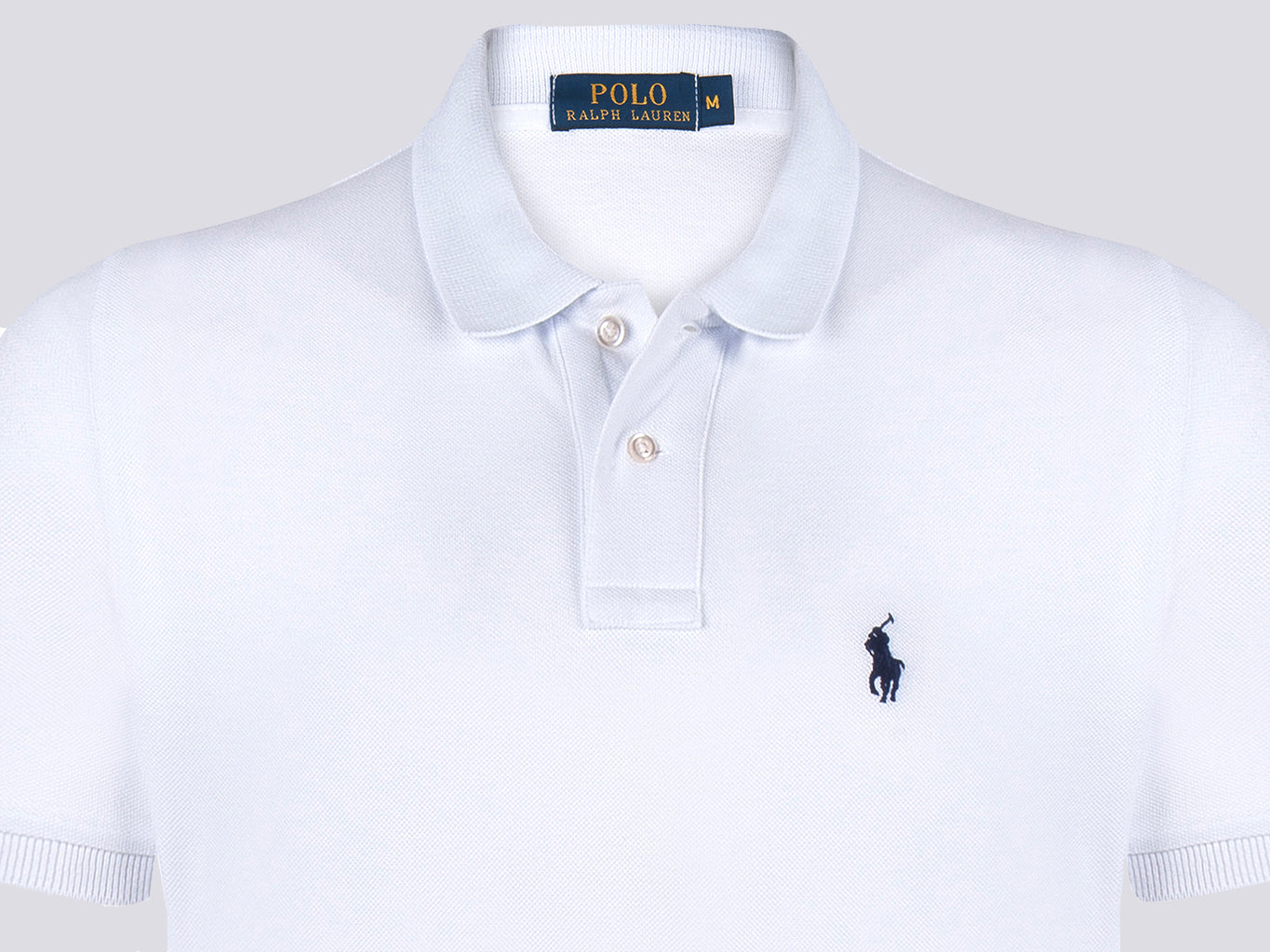 Ralph Lauren Poloshirt Herren Weiss Classic