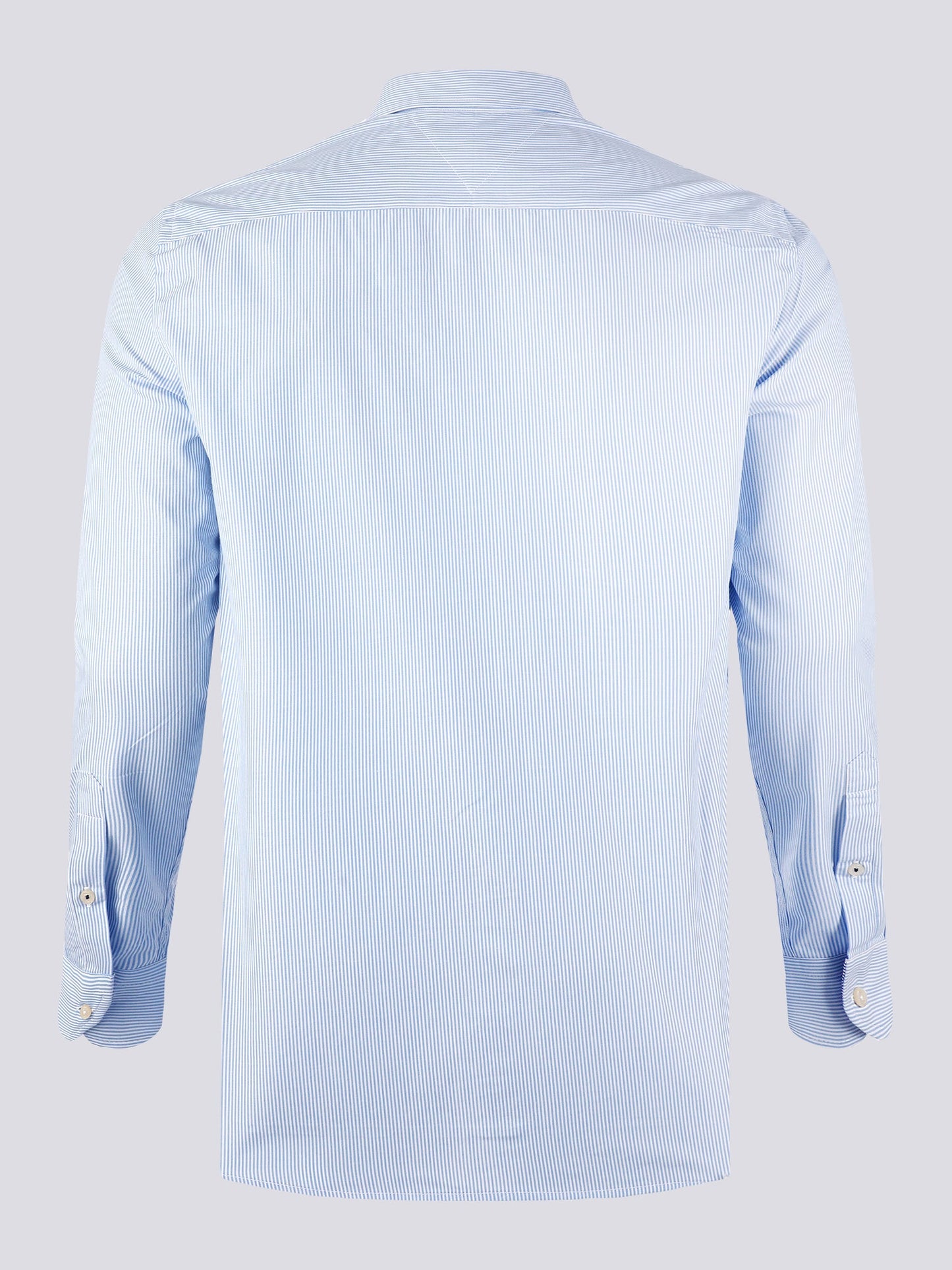 Tommy Hilfiger Hemd Herren Blau Weiss Striped Poplin